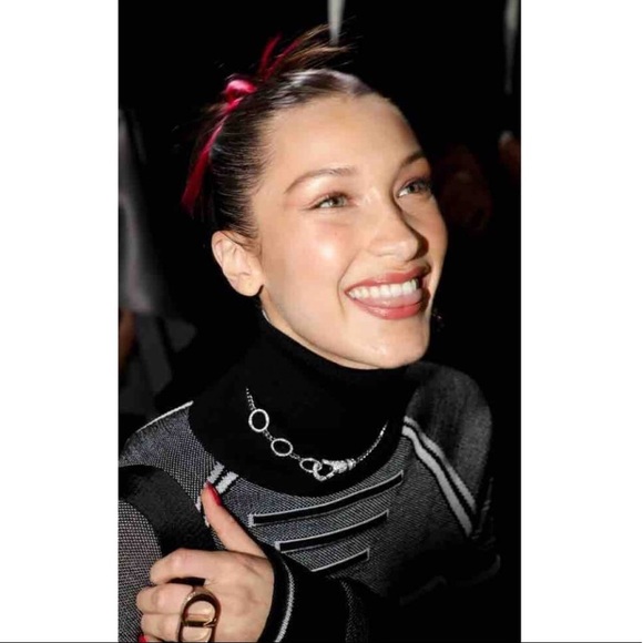 Vintage Dior John Galliano Vintage Silver Logo Cuban Link ID Runway Bracelet - Picture 10 of 16